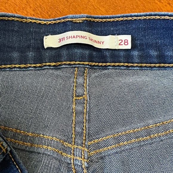 Levi's 311 Shaping Skinny Denim Jean Pants Size 28 - Picture 12 of 15